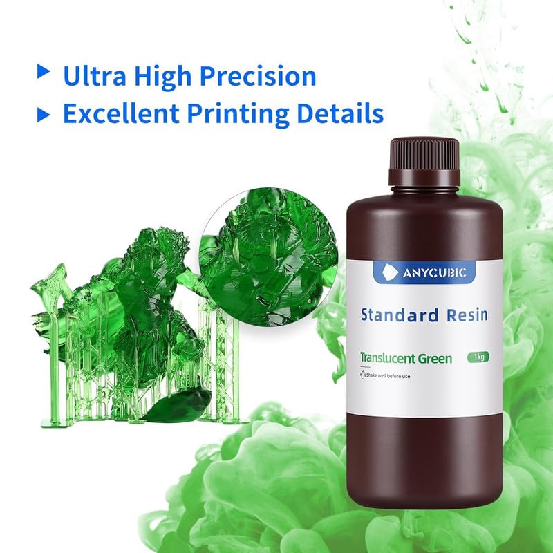 3IDEA 3D Printer Resin, 405nm LCD UV-Curing 3D Resin, High Precision & Rapid Photopolymer - Image 3