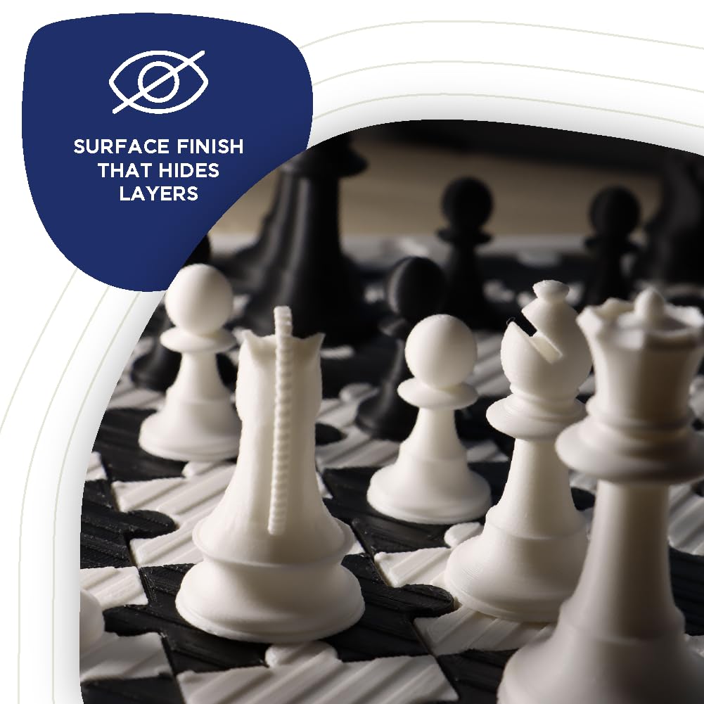 Polymaker PolyTerra Matte PLA Filament 1.75mm Cotton White - 1kg Carton Spool for 3D Printers - Image 3