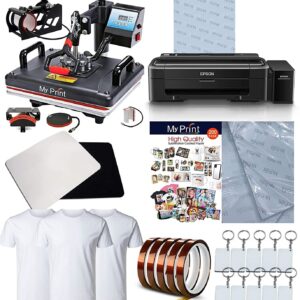 MY PRINT | Complete Setup Sublimation Printing | Heat Press Combo 5 in 1 | Printer L130